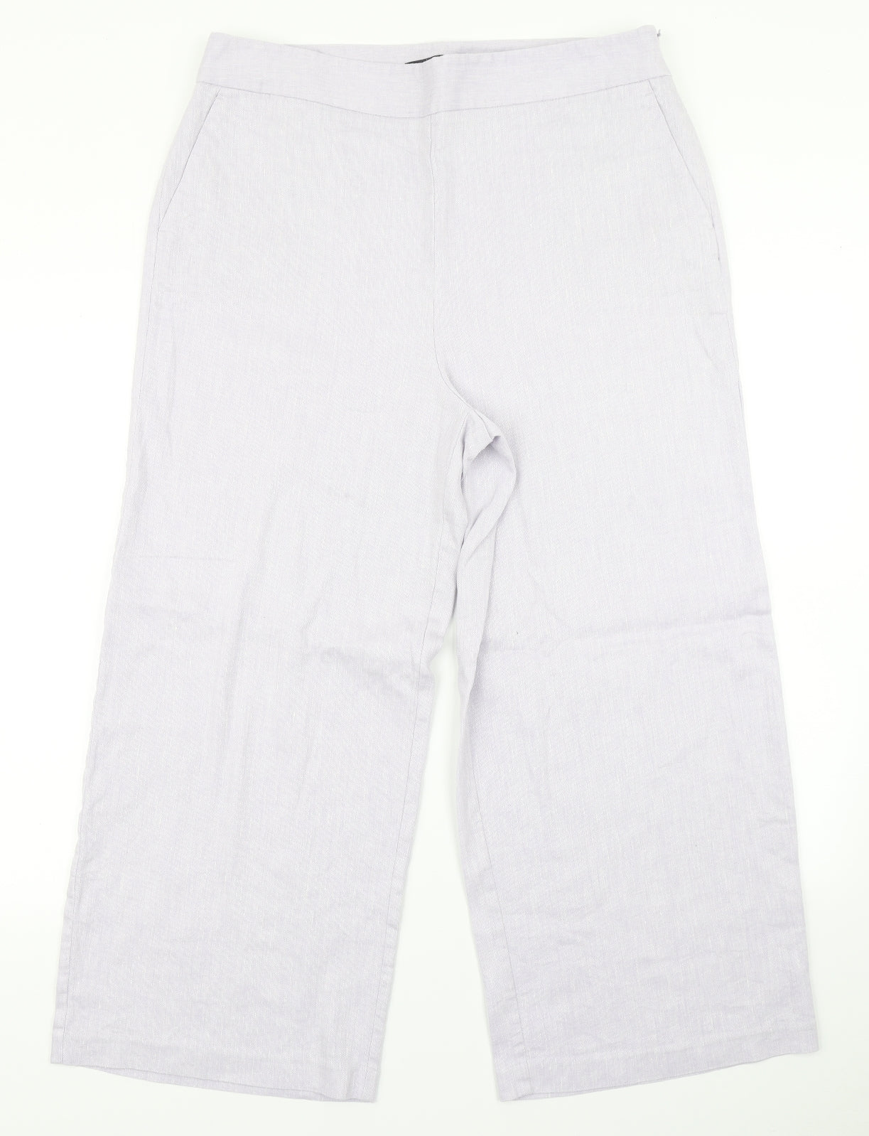 M&S Collection Womens Purple   Trousers  Size 16 L24 in