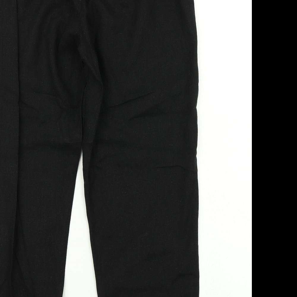 M&Co Womens Black   Cargo Trousers Size 14 L26 in