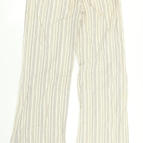 Oxxo Womens Brown Striped  Trousers  Size XS L33 in