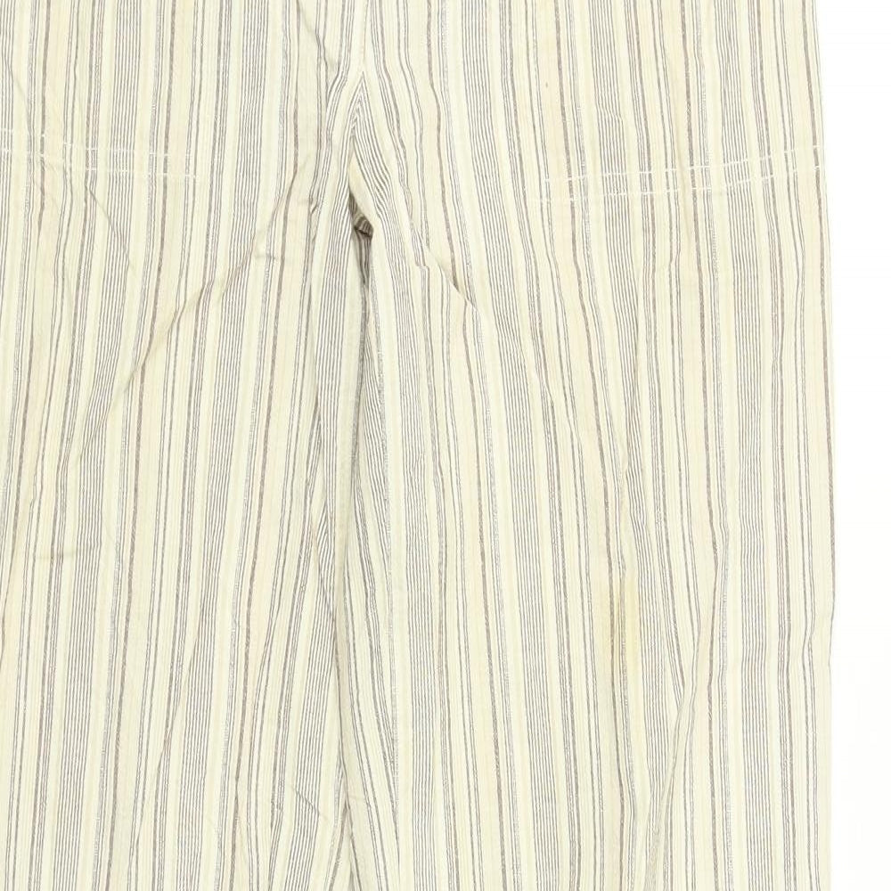 Oxxo Womens Brown Striped  Trousers  Size XS L33 in