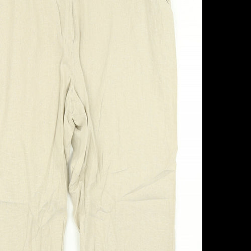 Karida Womens Beige   Trousers  Size 18 L25 in