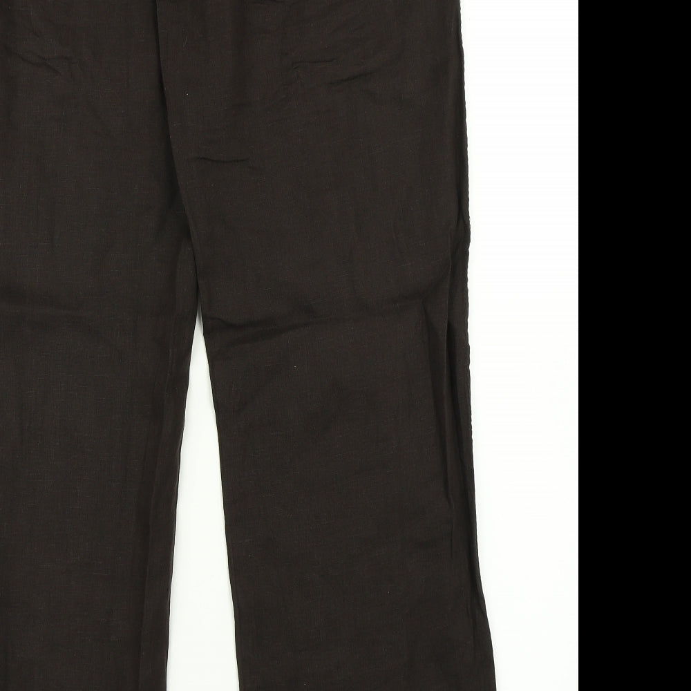 Denim Co Womens Brown   Cargo Trousers Size 12 L30 in