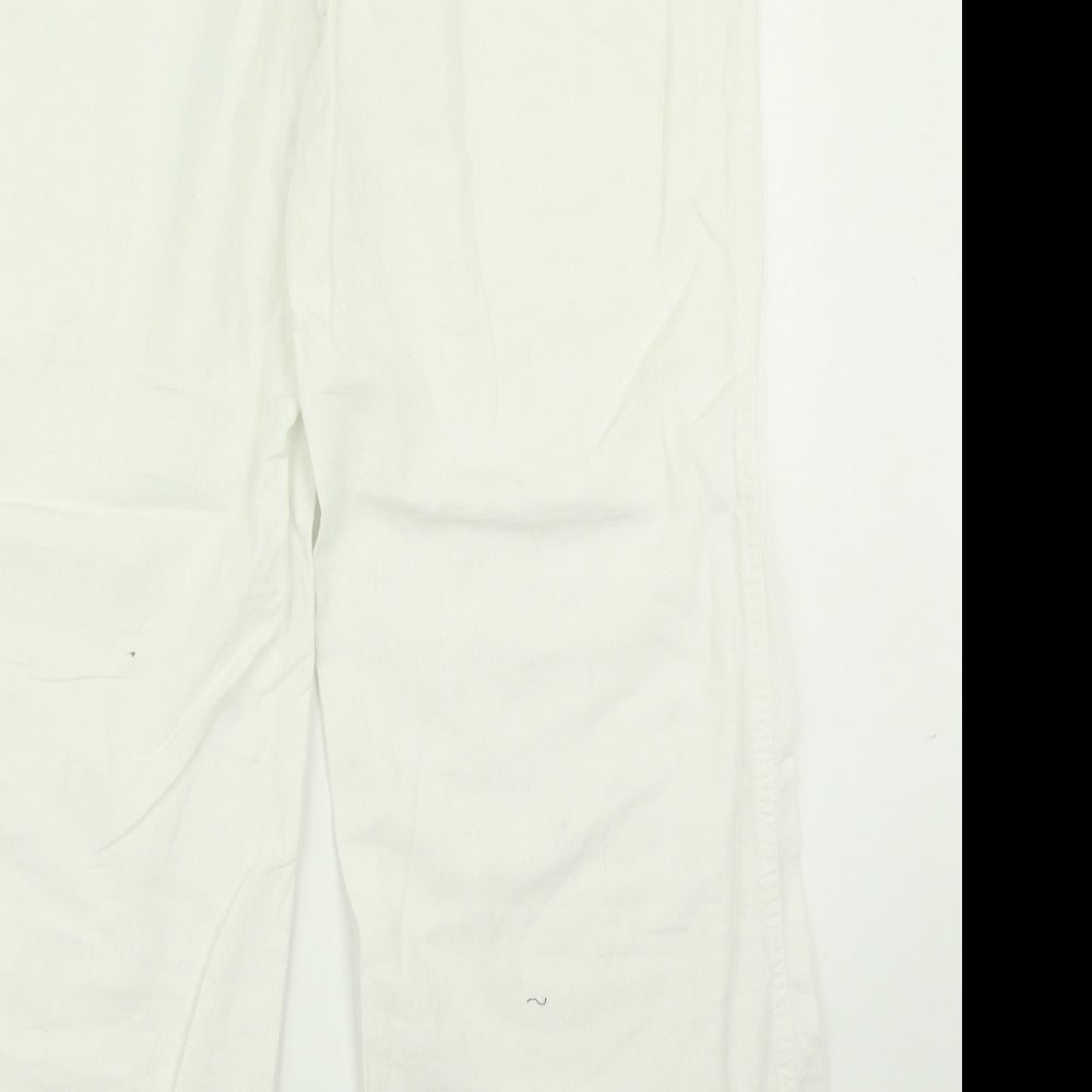 TU Womens White   Cargo Trousers Size 16 L28 in