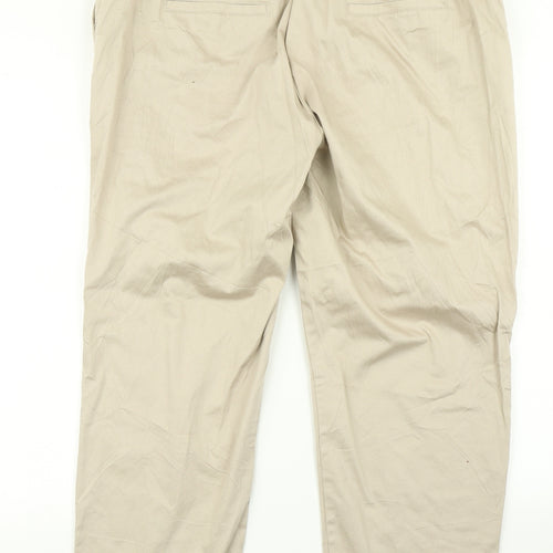 Very Womens Brown   Trousers  Size 18 L25 in