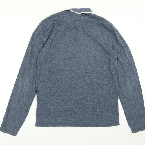 Topman Mens Blue    Polo Size M