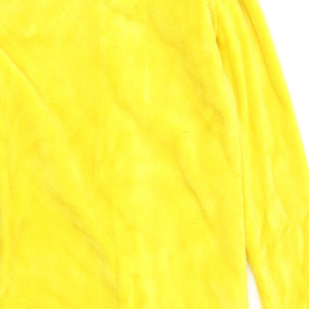George Boys Yellow Solid Fleece  One Piece Size 8-9 Years  - Pudsey Bear Children in Need