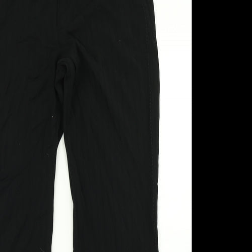 Planet Womens Black Striped  Dress Pants Trousers Size 8 L27 in