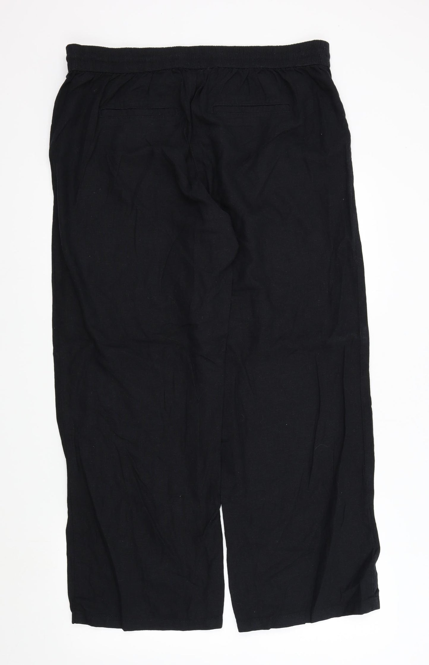 George Womens Black   Trousers  Size 16 L29 in