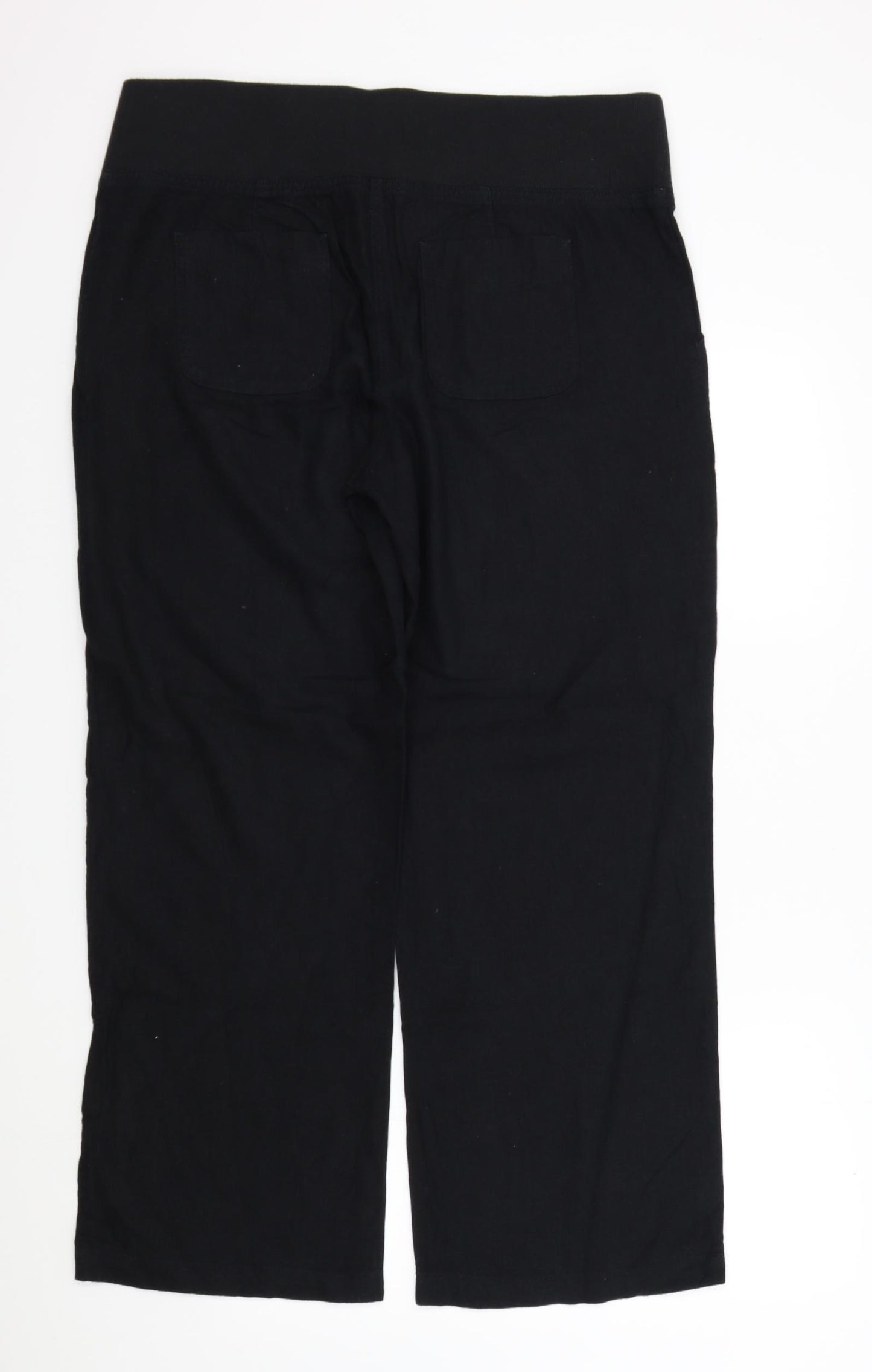 George Womens Black   Trousers  Size 14 L28 in