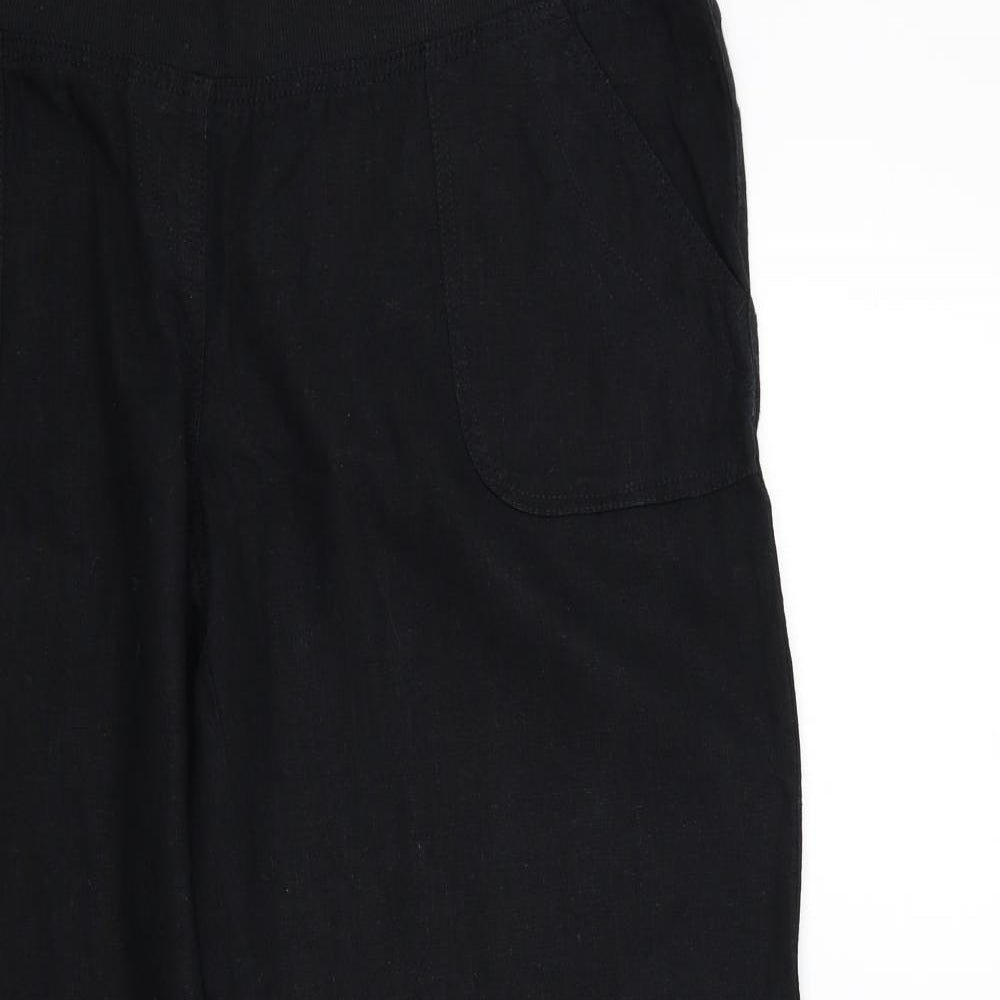 George Womens Black   Trousers  Size 14 L28 in