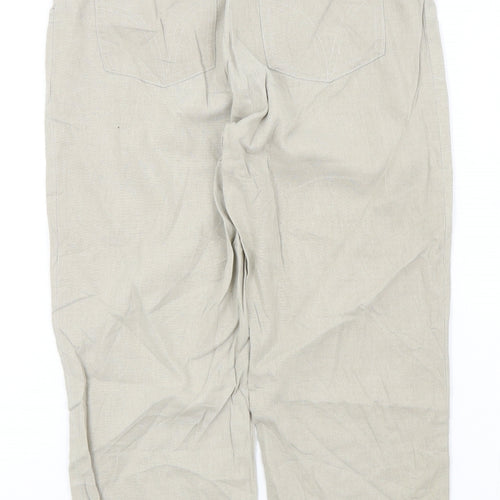 ELKRA Womens Beige   Trousers  Size 40 L22 in