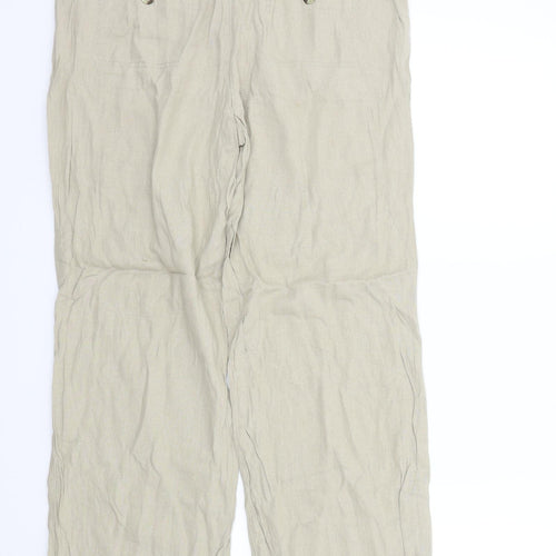 Debenhams Womens Beige   Trousers  Size 12 L27 in