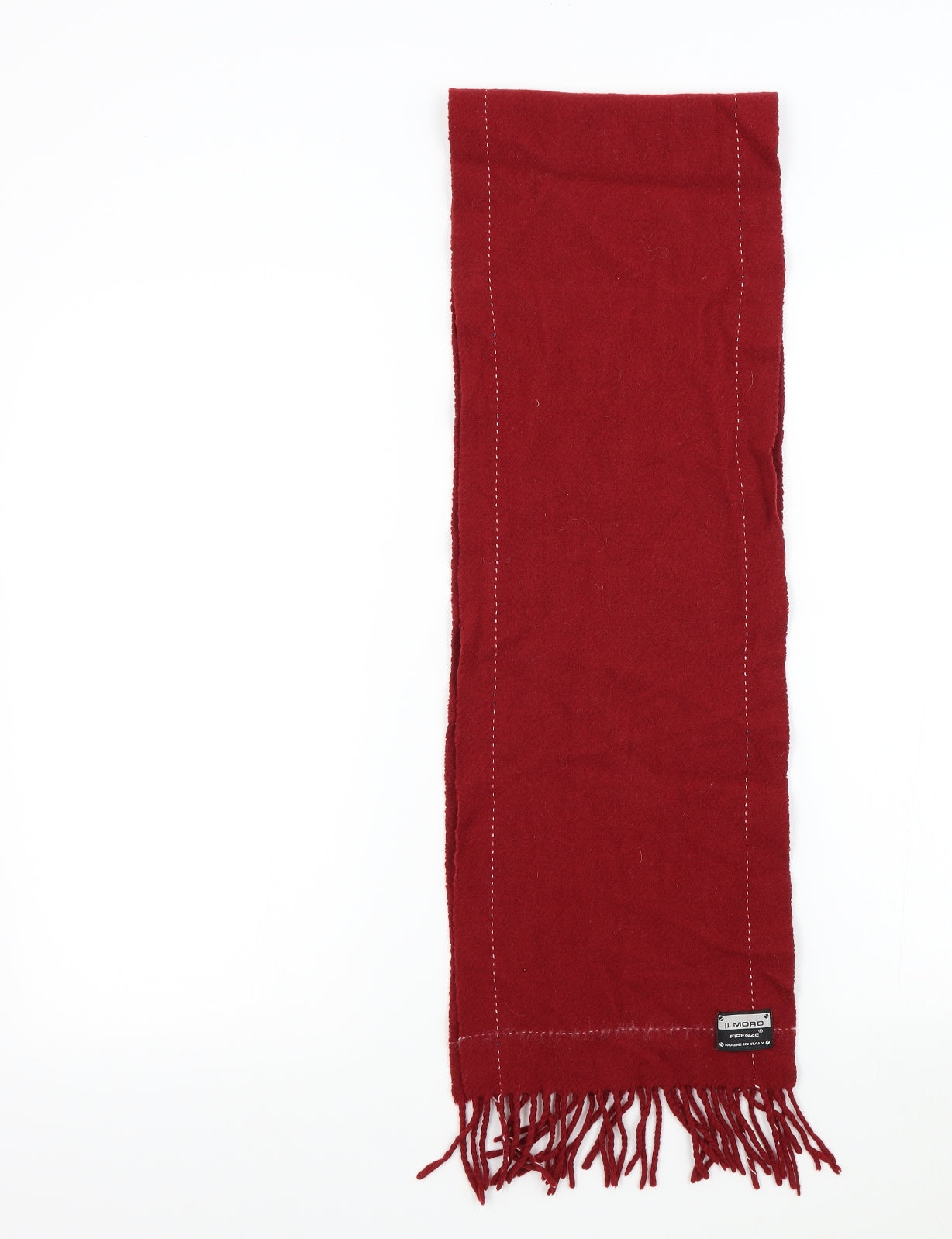 IL MORO Mens Red   Scarf  One Size