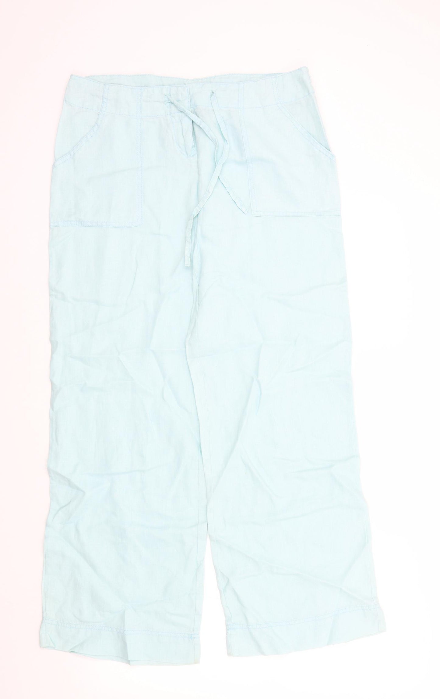 Primark Womens Blue   Trousers  Size 10 L29 in