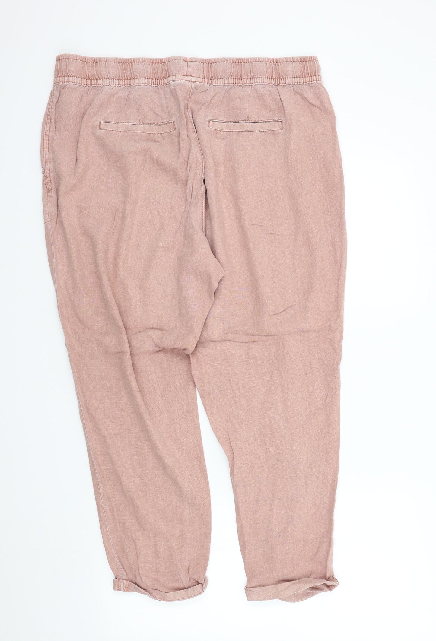Prinsiples Womens Pink   Trousers  Size 16 L26 in