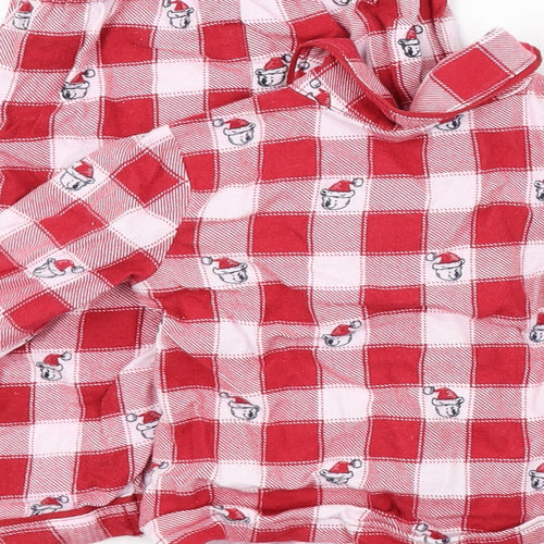 George Boys Red Geometric  Babydoll Pyjama Set Size 6-9 Months