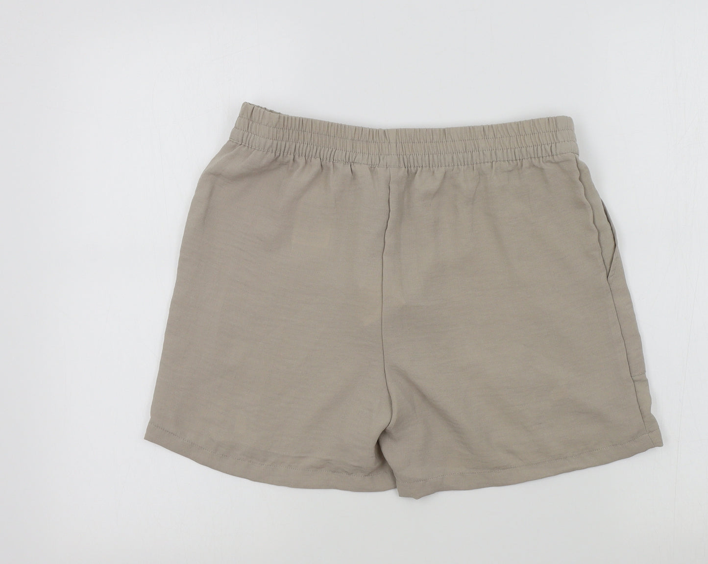 jacqueline de young Womens Beige Colourblock  Bermuda Shorts Size 10