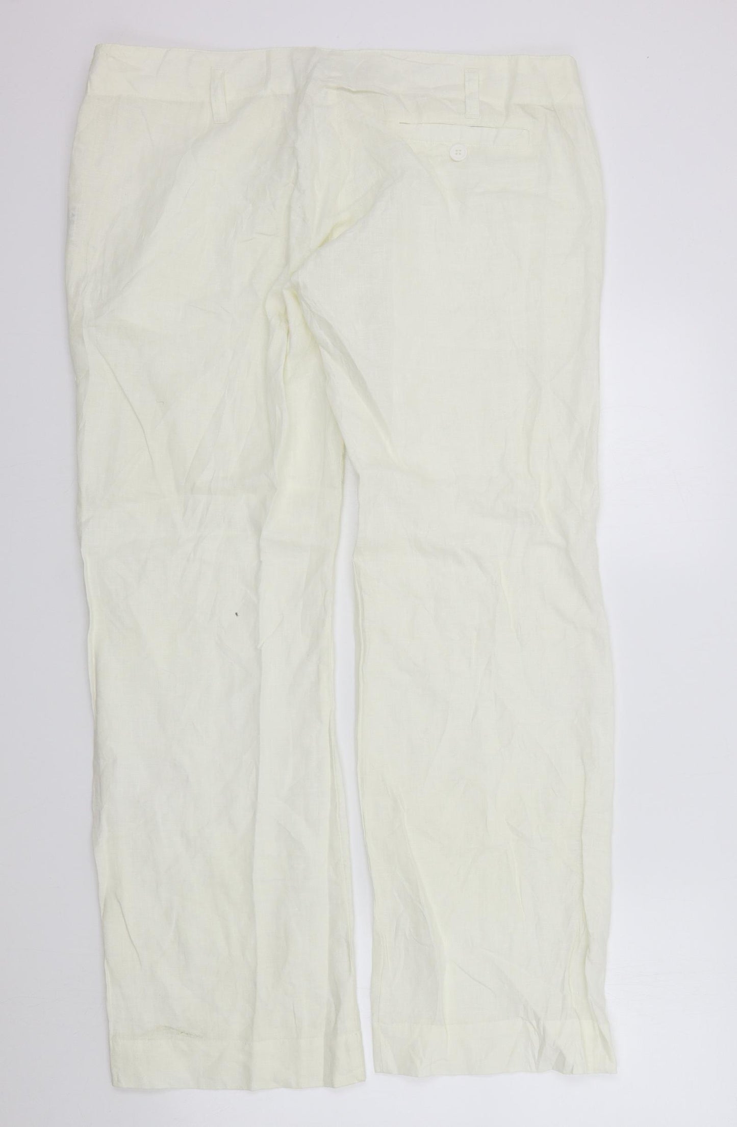 In Extenso Womens White   Trousers  Size 16 L32 in