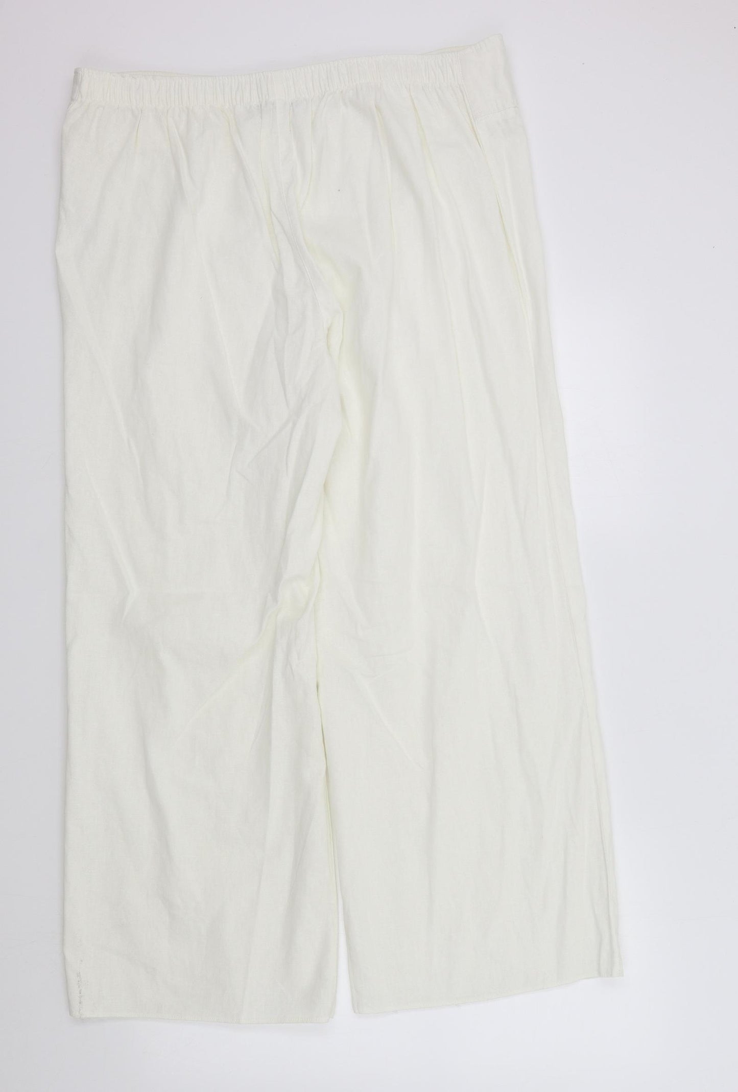 E-vie Womens White   Trousers  Size 20 L28 in