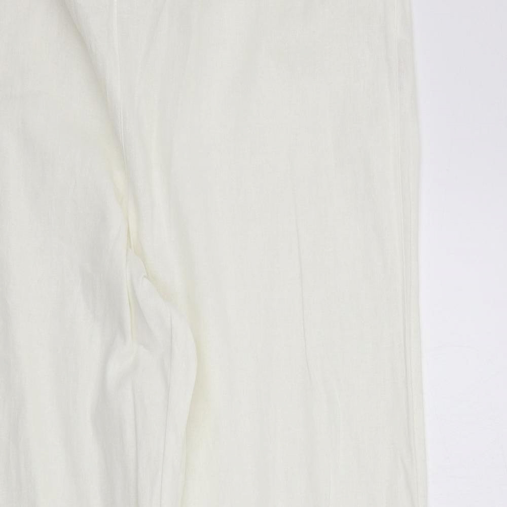 E-vie Womens White   Trousers  Size 20 L28 in