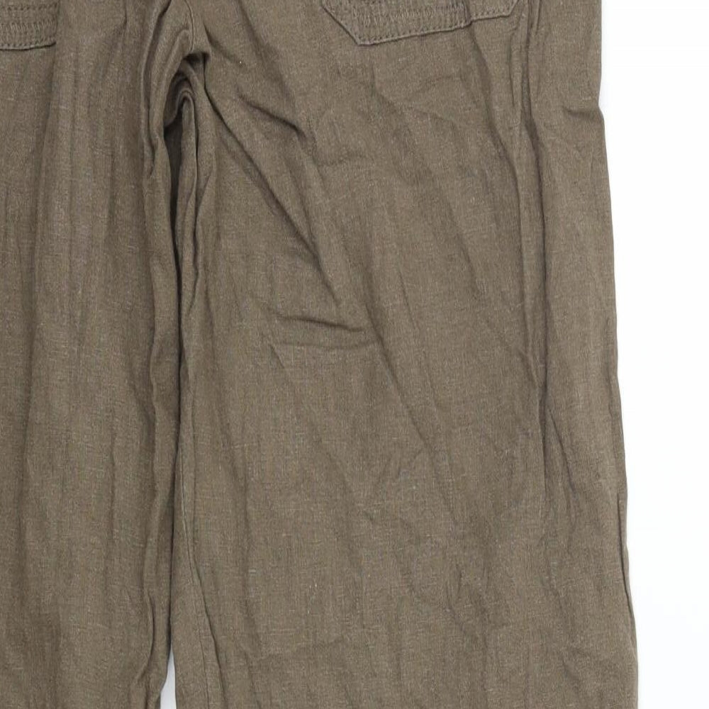 Papaya Womens Brown   Trousers  Size 14 L28 in
