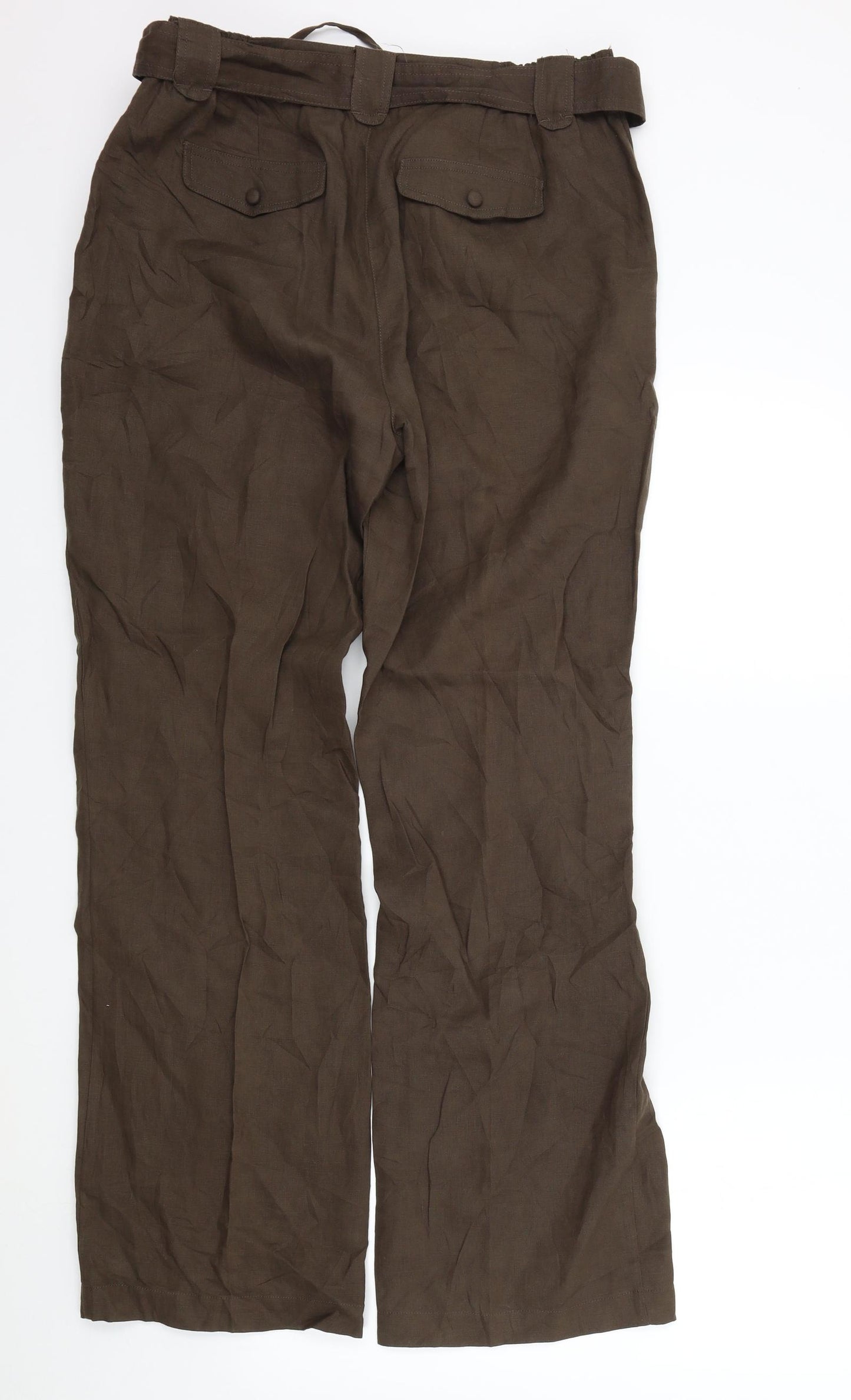 C&A Womens Brown   Trousers  Size 16 L31 in