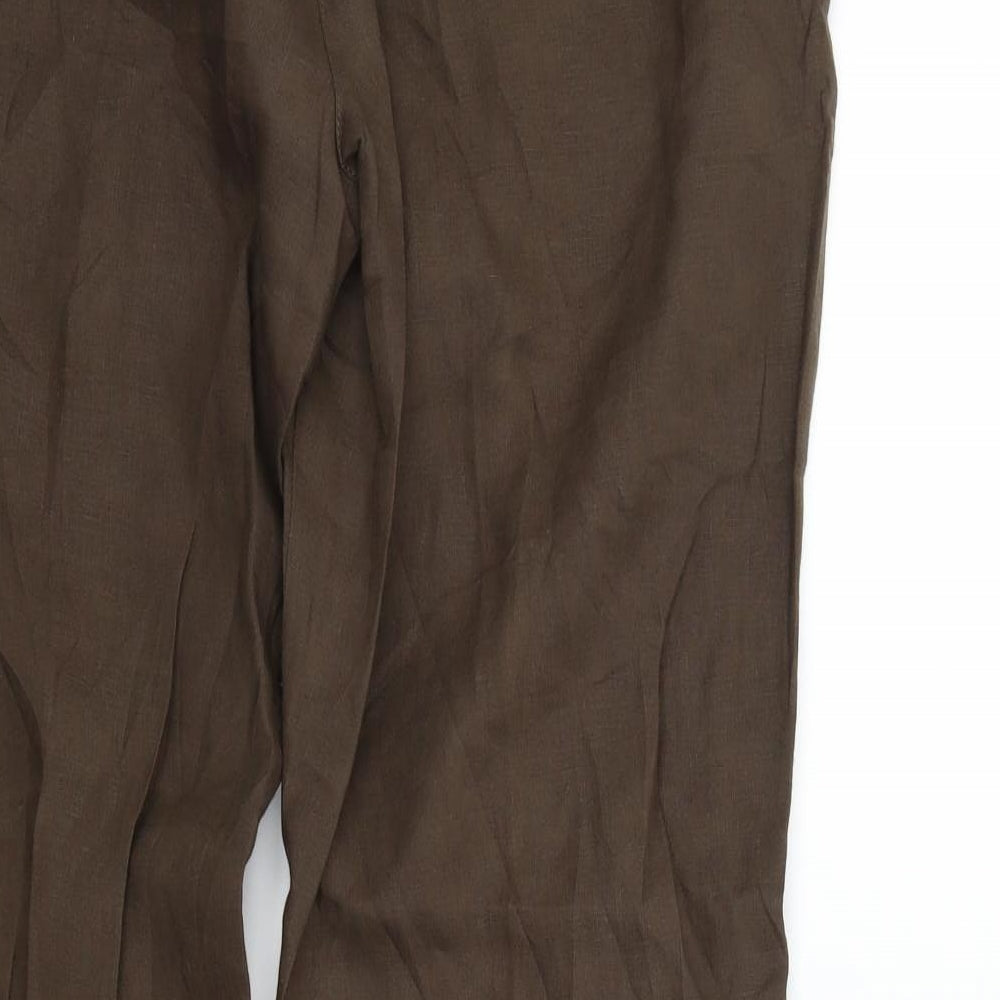 C&A Womens Brown   Trousers  Size 16 L31 in