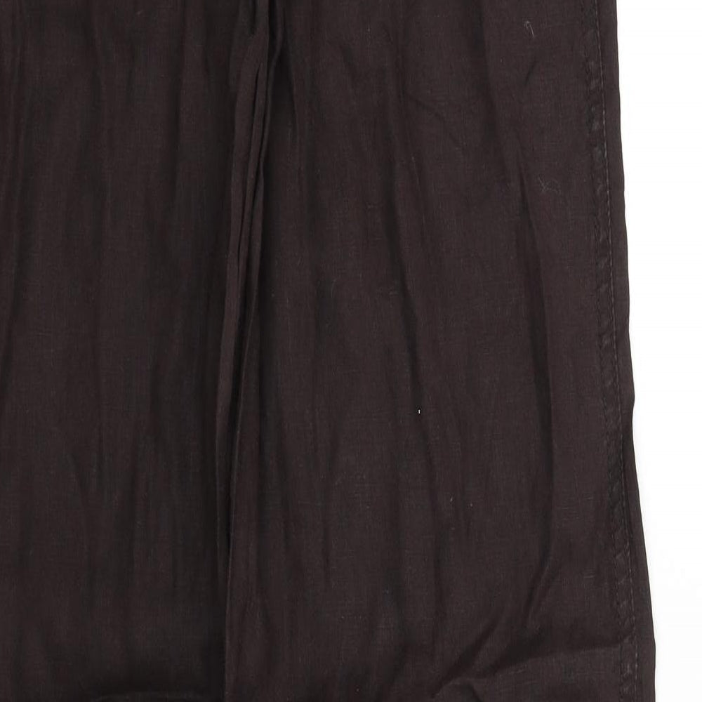 DENIM&CO Womens Brown   Trousers  Size 8 L31 in