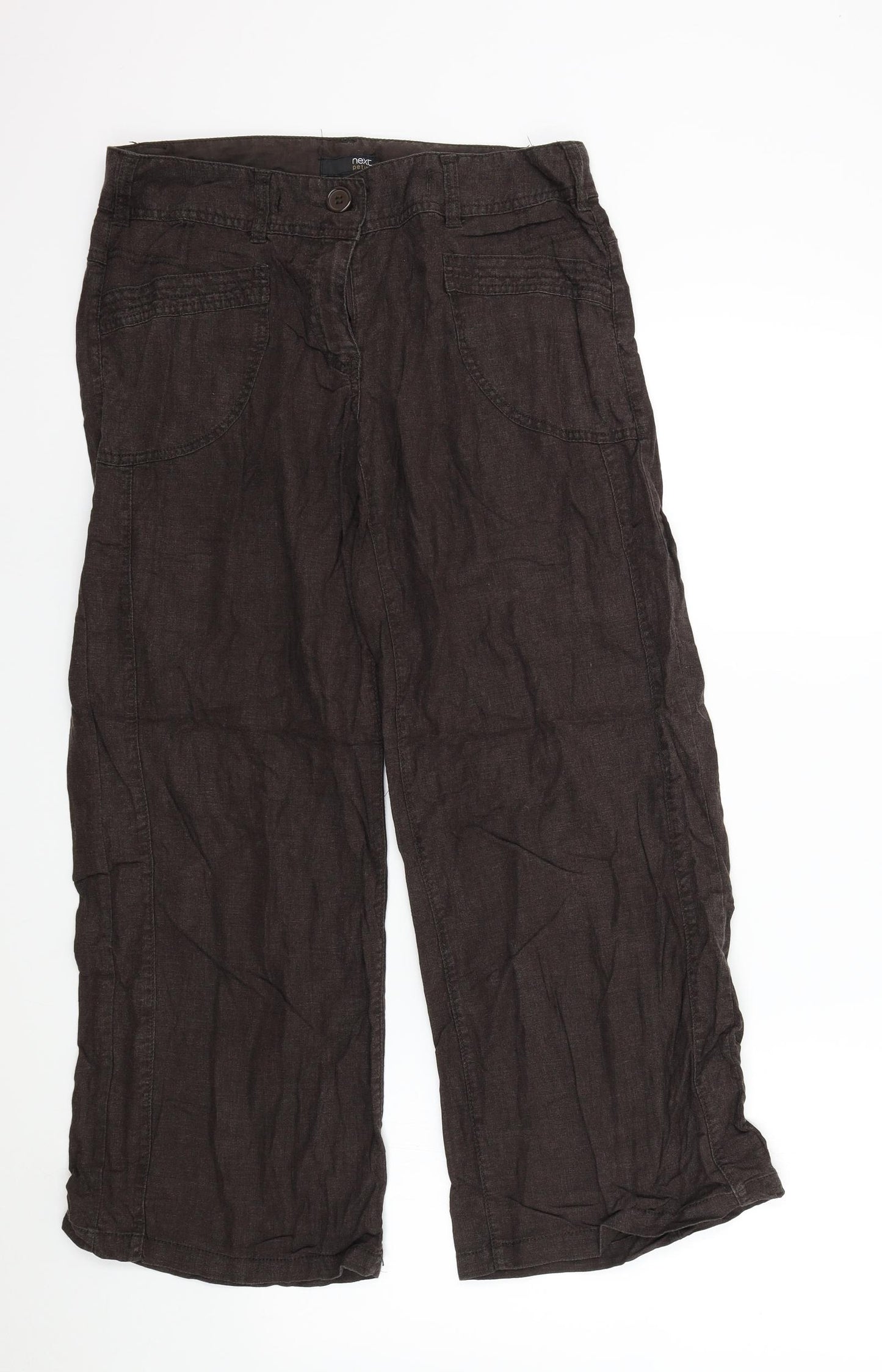 NEXT Womens Brown   Trousers  Size 12 L27 in