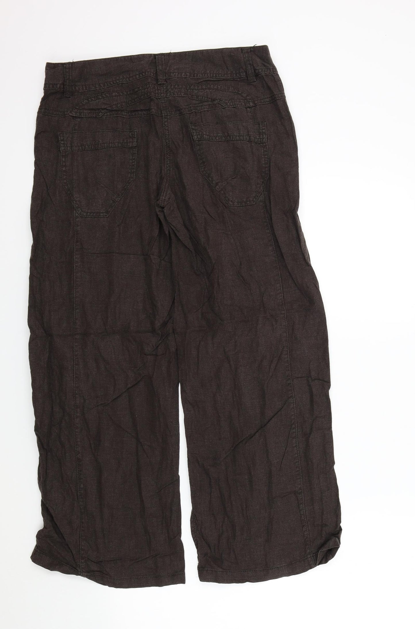 NEXT Womens Brown   Trousers  Size 12 L27 in