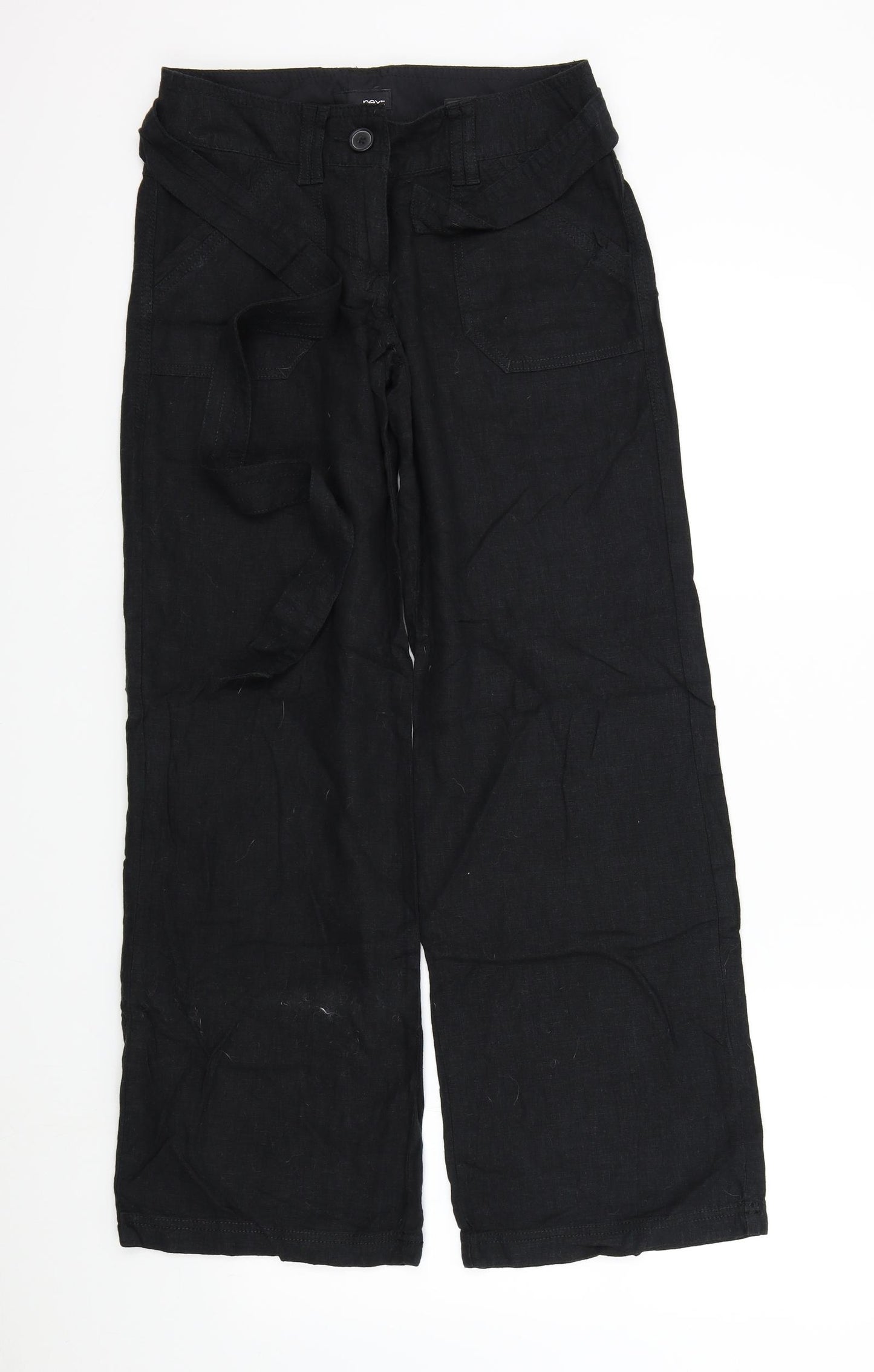 NEXT Womens Black   Trousers  Size 6 L29 in