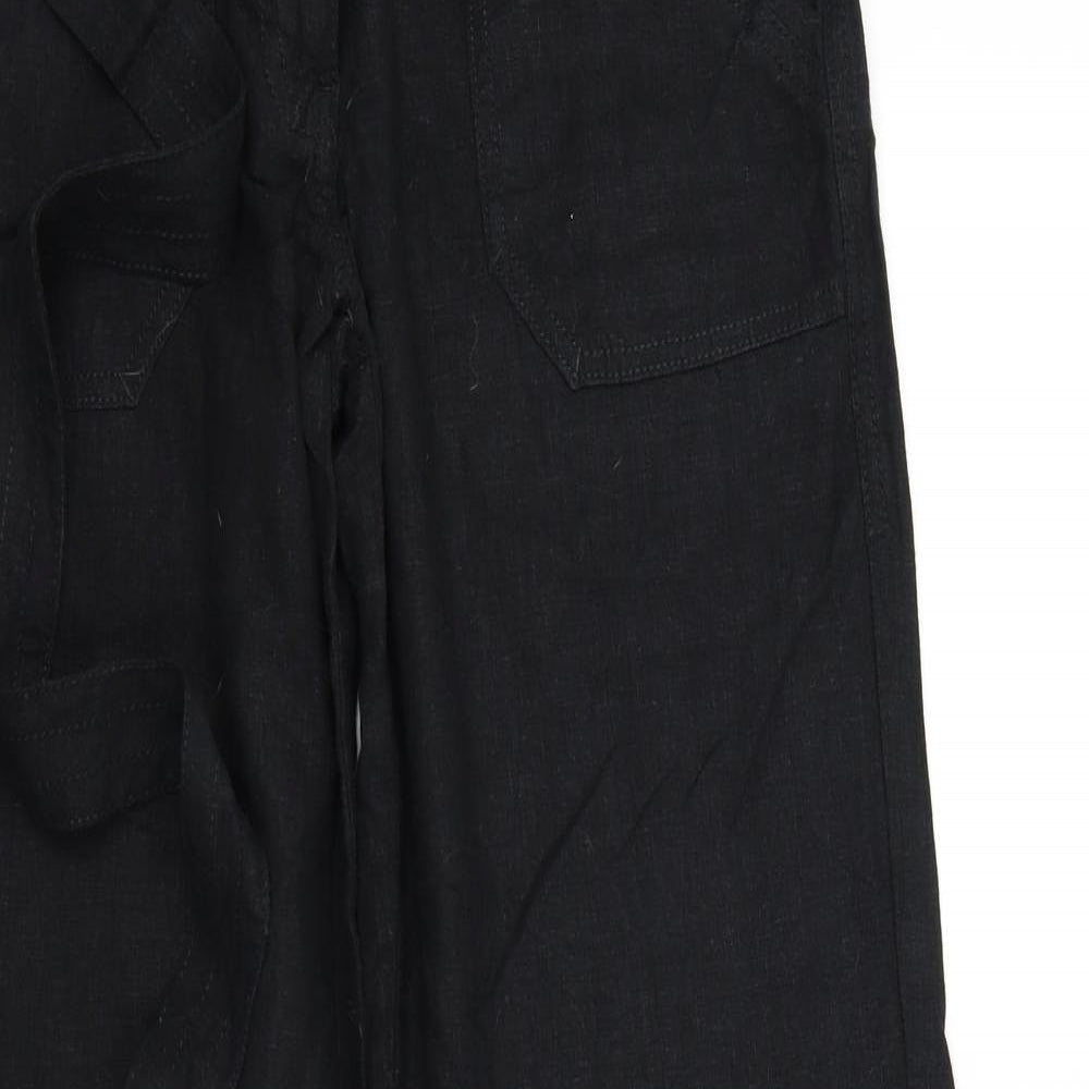 NEXT Womens Black   Trousers  Size 6 L29 in