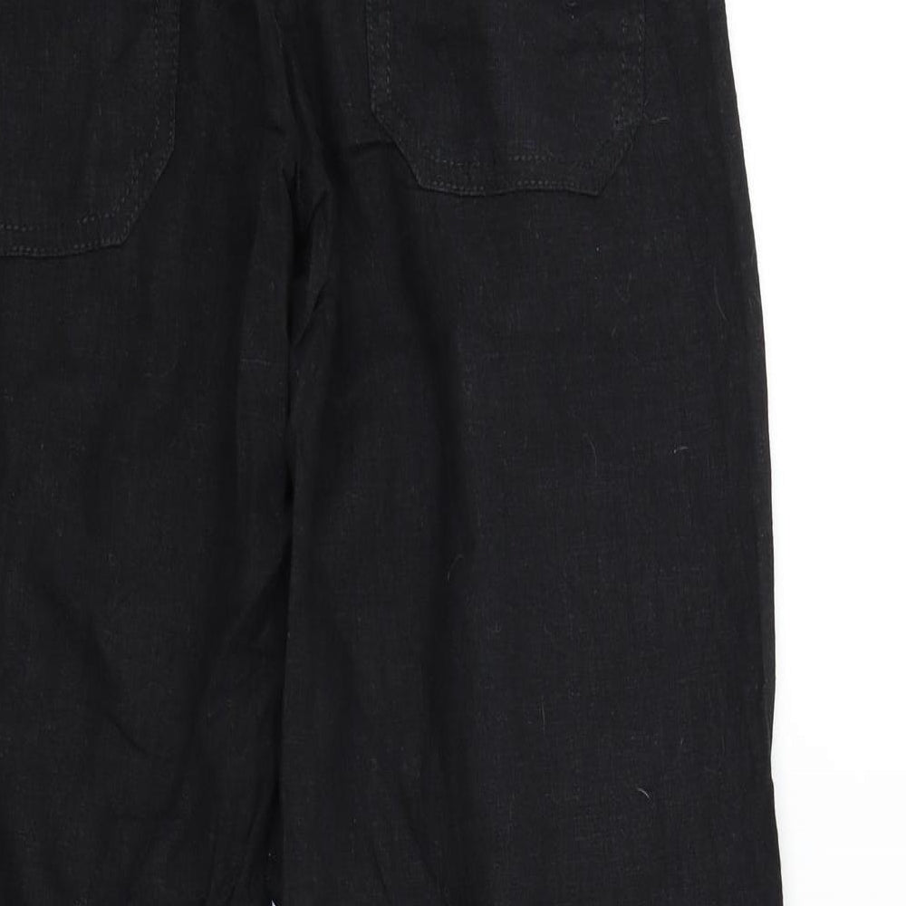 NEXT Womens Black   Trousers  Size 6 L29 in