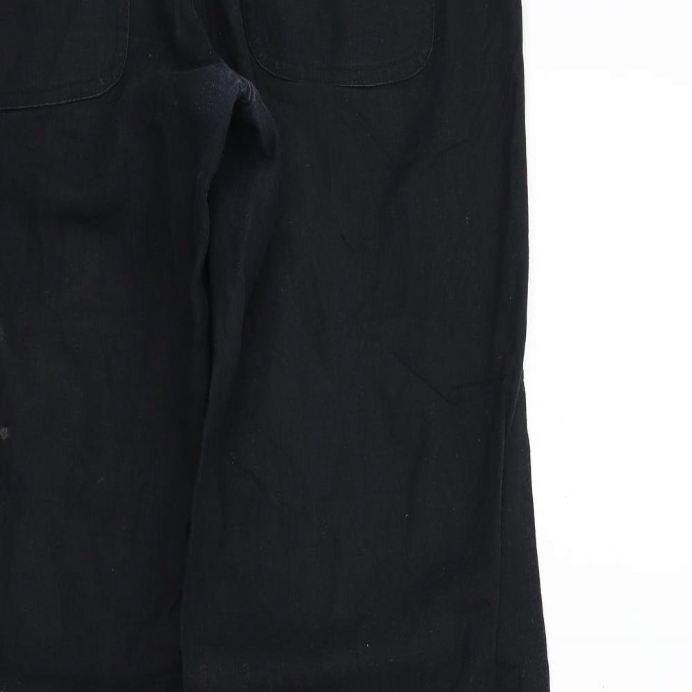 H&M Womens Black   Trousers  Size 12 L30 in