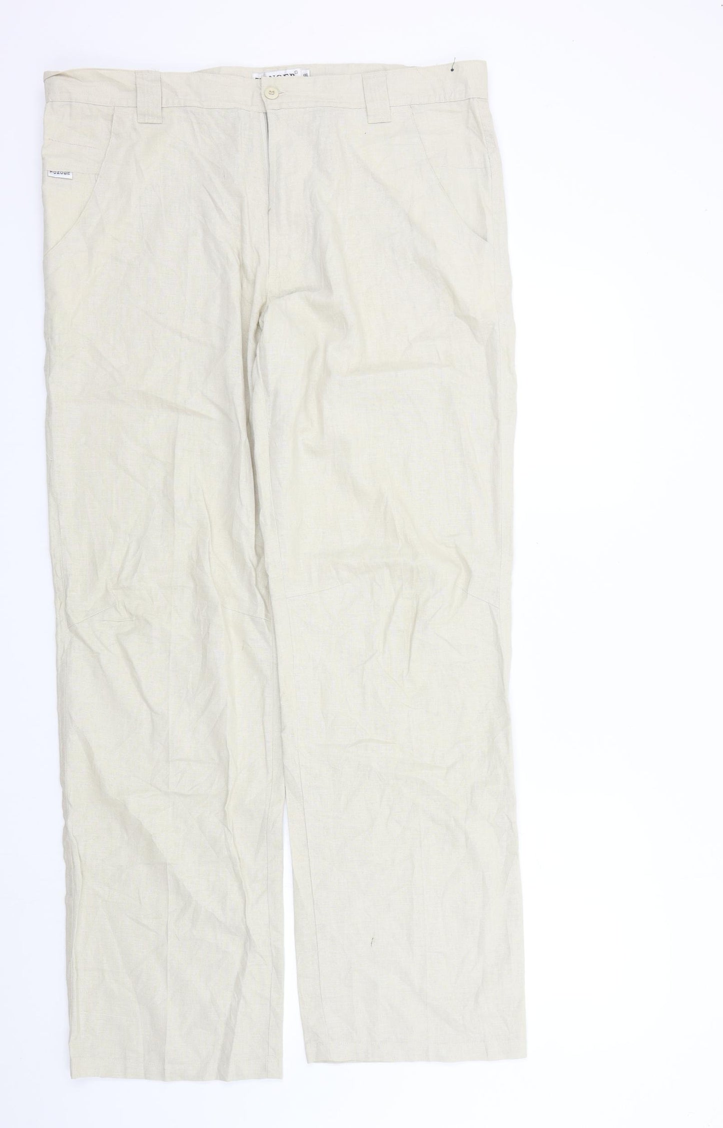 Tonger Womens Beige   Trousers  Size 2XL L31 in