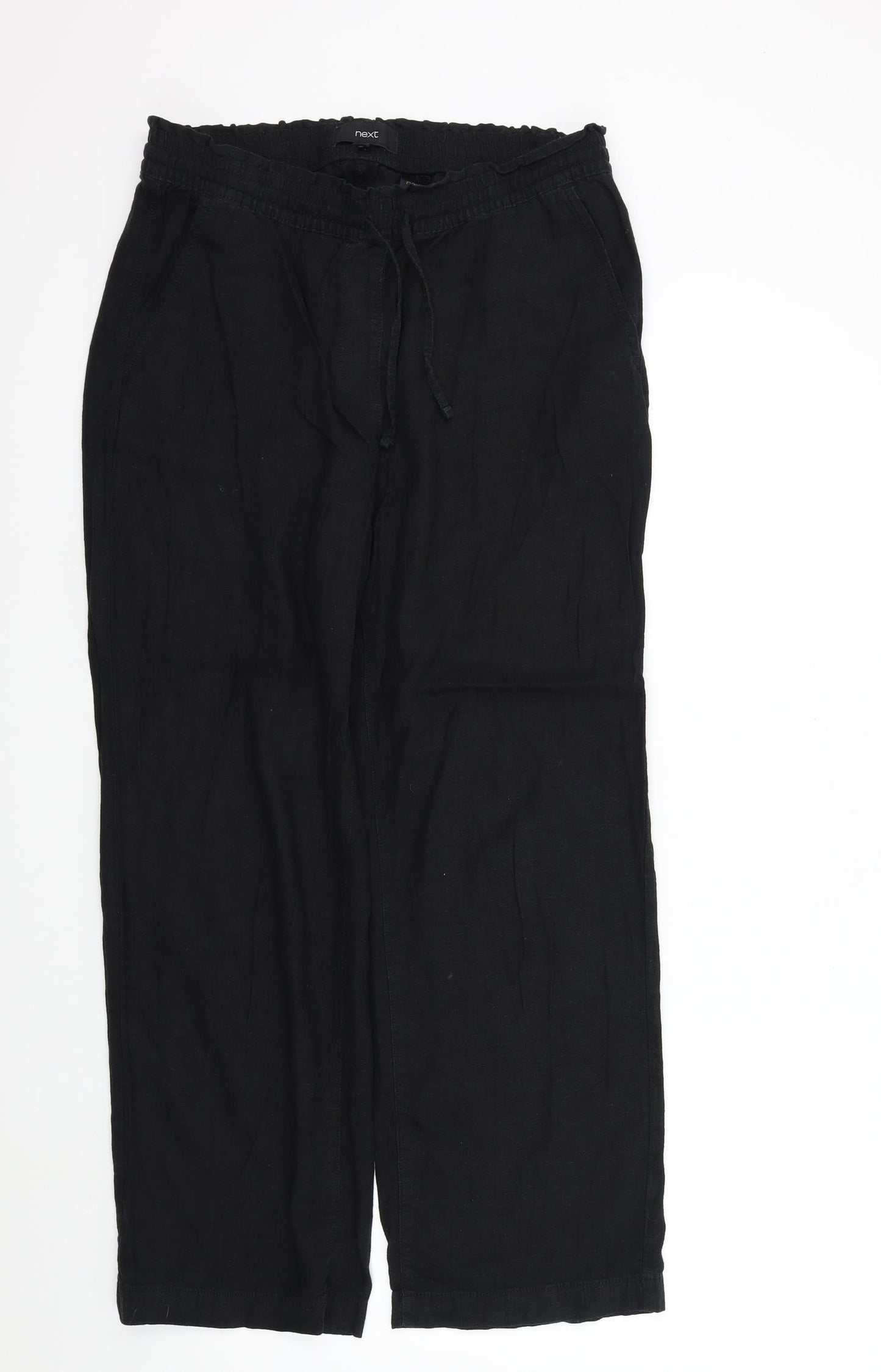 NEXT Womens Black   Trousers  Size 10 L26 in