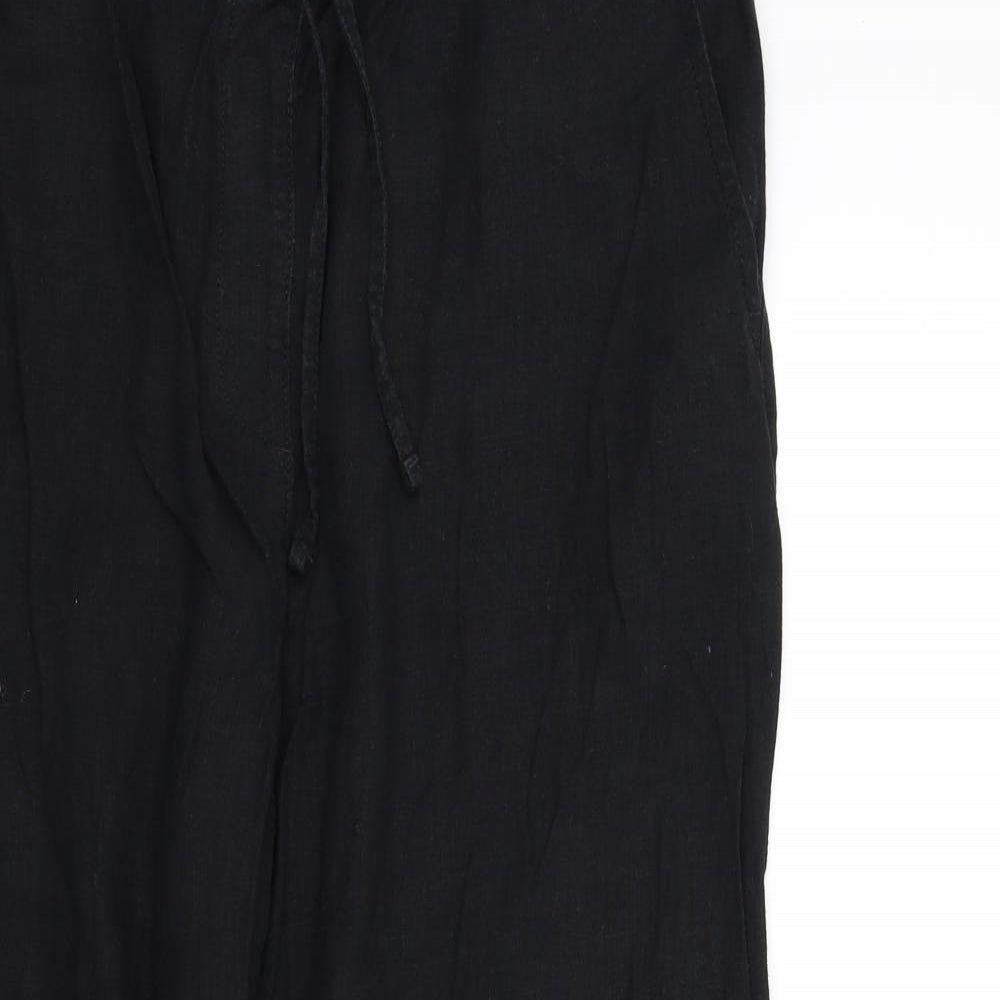 NEXT Womens Black   Trousers  Size 10 L26 in