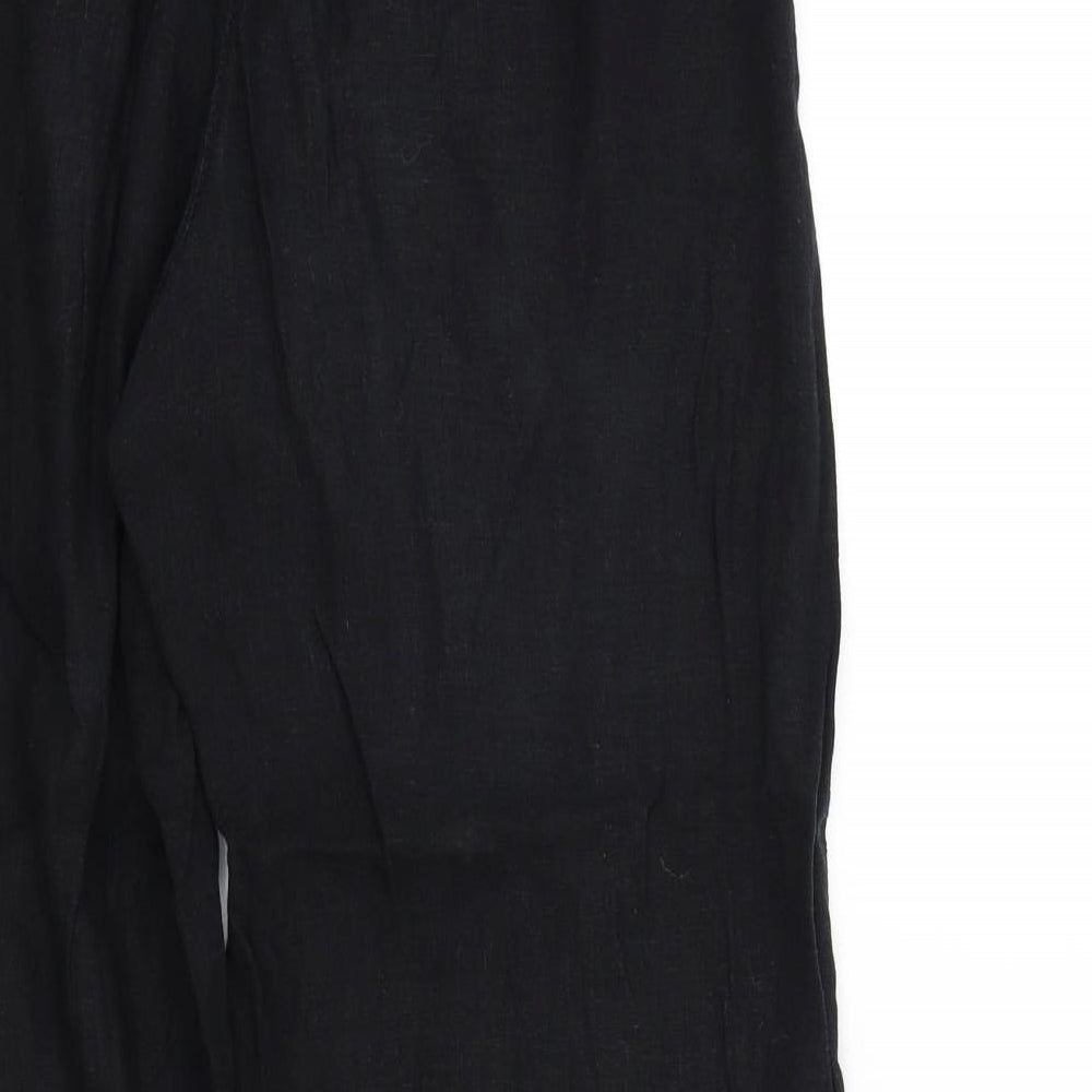 NEXT Womens Black   Trousers  Size 10 L26 in