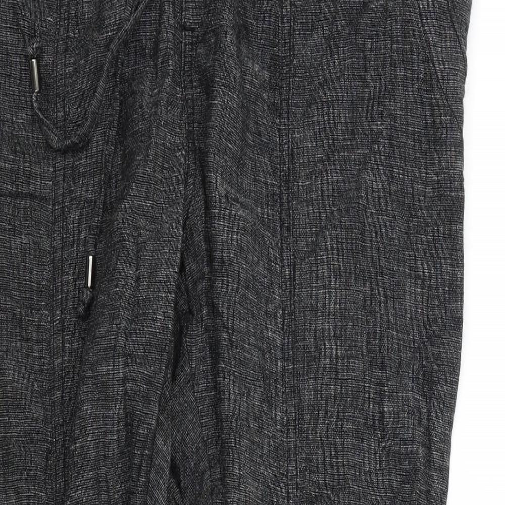 Nutmeg Womens Black   Trousers  Size 14 L27 in