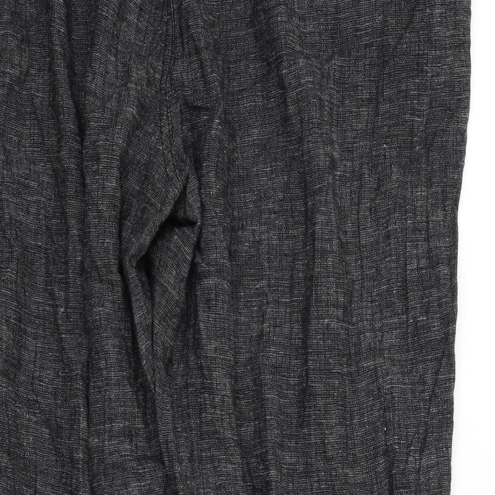 Nutmeg Womens Black   Trousers  Size 14 L27 in