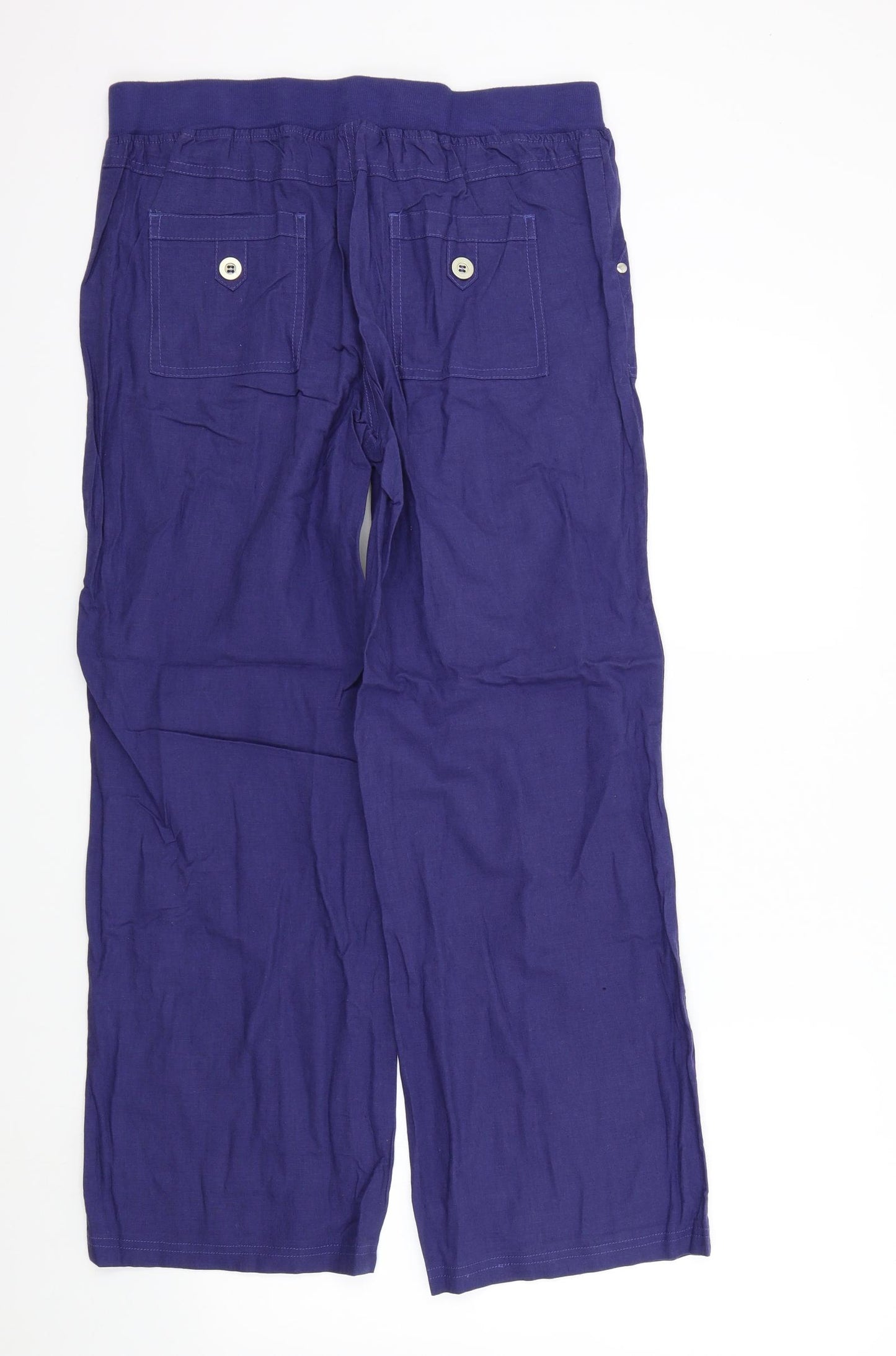 KALIDERSCOPE Womens Blue   Trousers  Size 12 L29 in