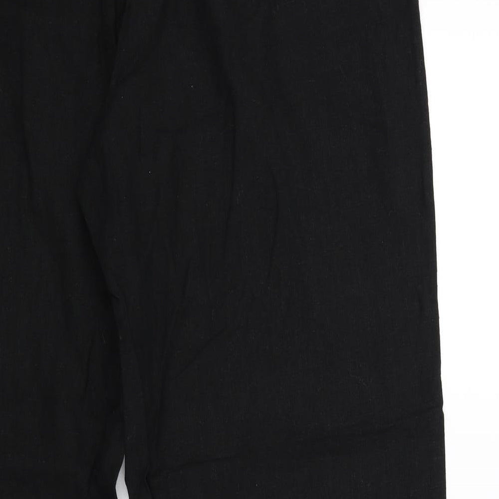 M&Co Womens Black   Trousers  Size 20 L29 in