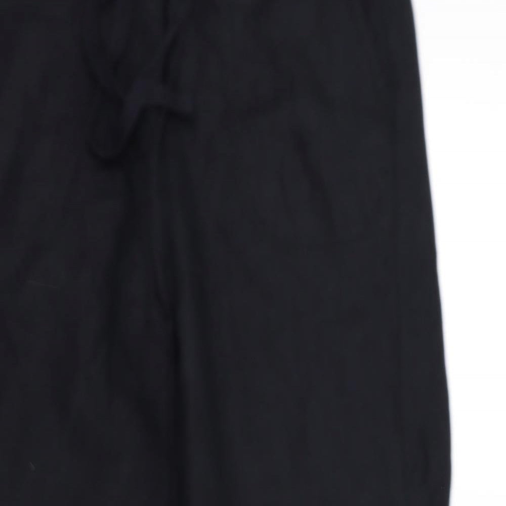 M&S Womens Black   Trousers  Size 12 L26 in
