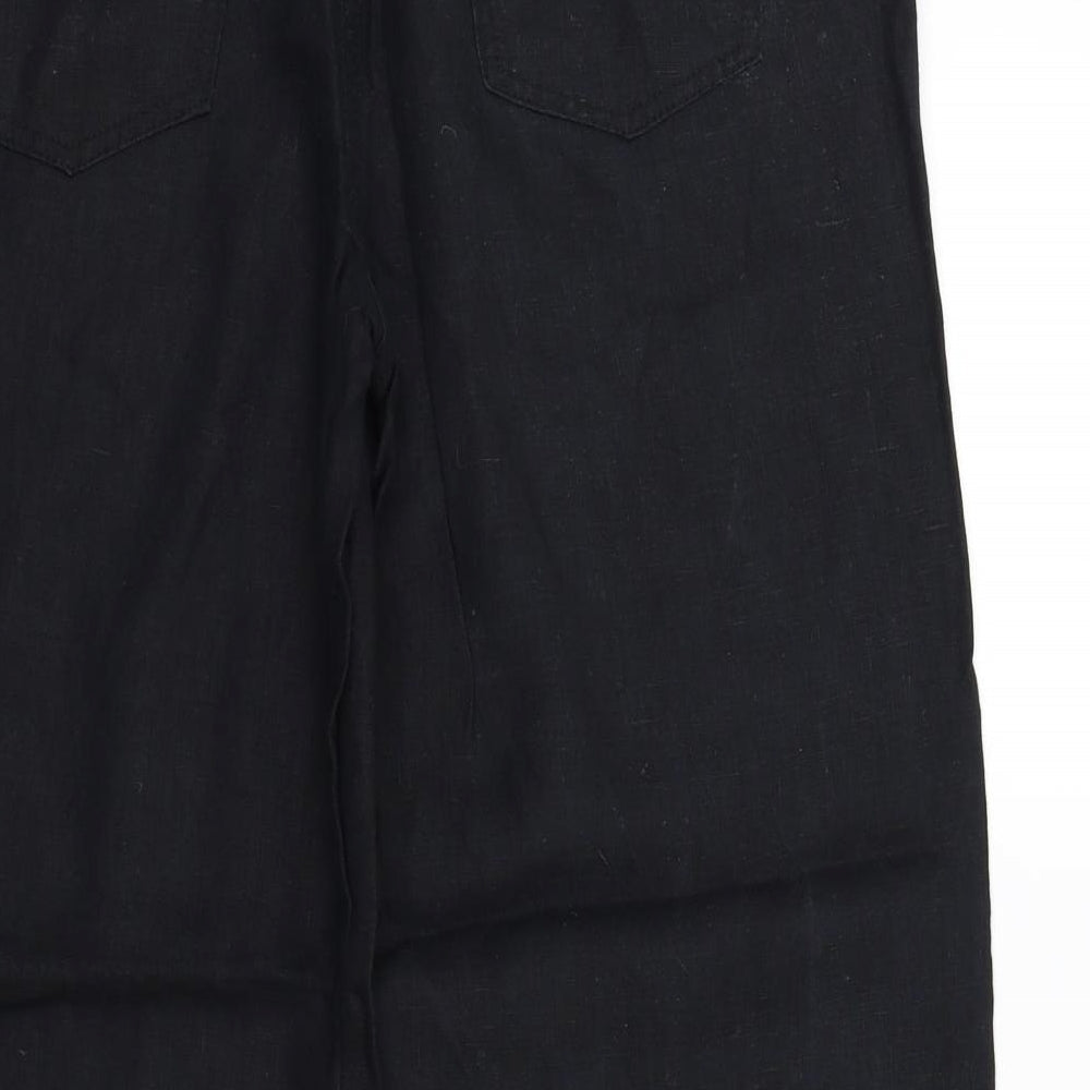 M&S Womens Black   Trousers  Size 12 L26 in