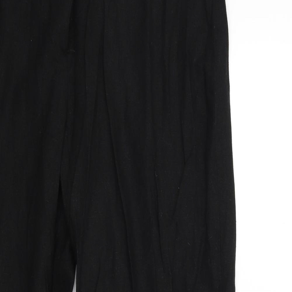 Dorothy Perkins Womens Black   Trousers  Size 14 L27 in