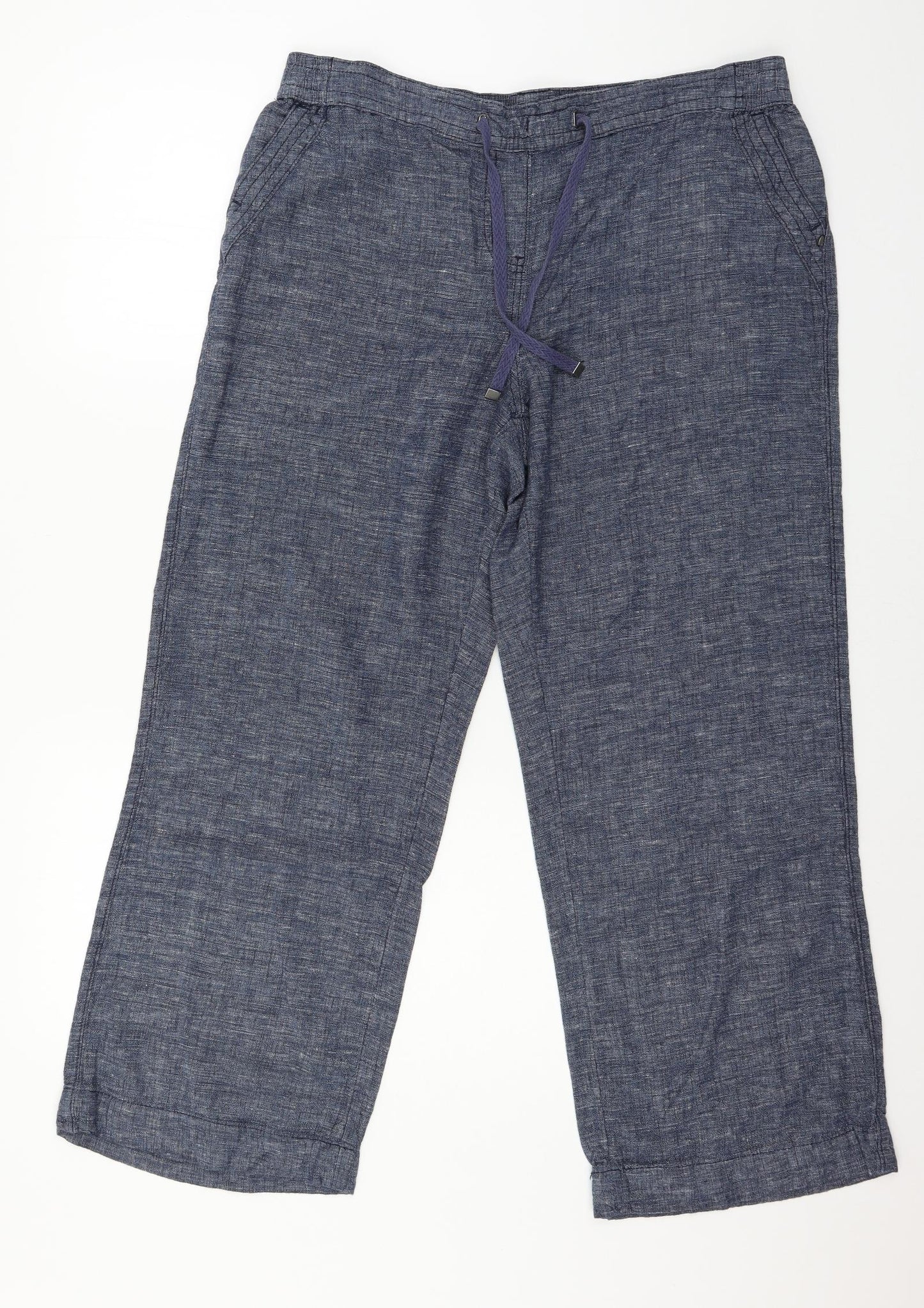 George Womens Blue   Trousers  Size 16 L26 in