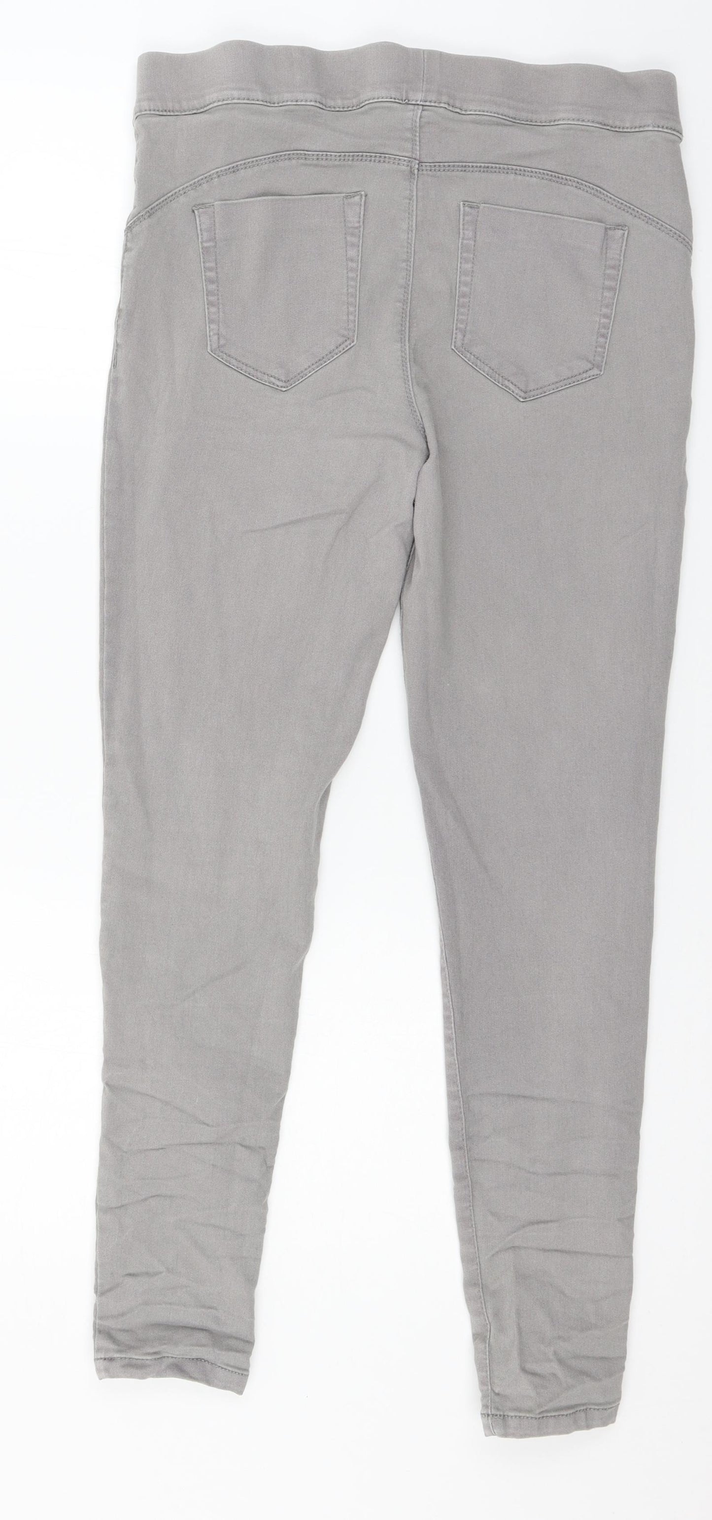 Denim & Co. Womens Grey  Denim Jegging Jeans Size 16 L28 in