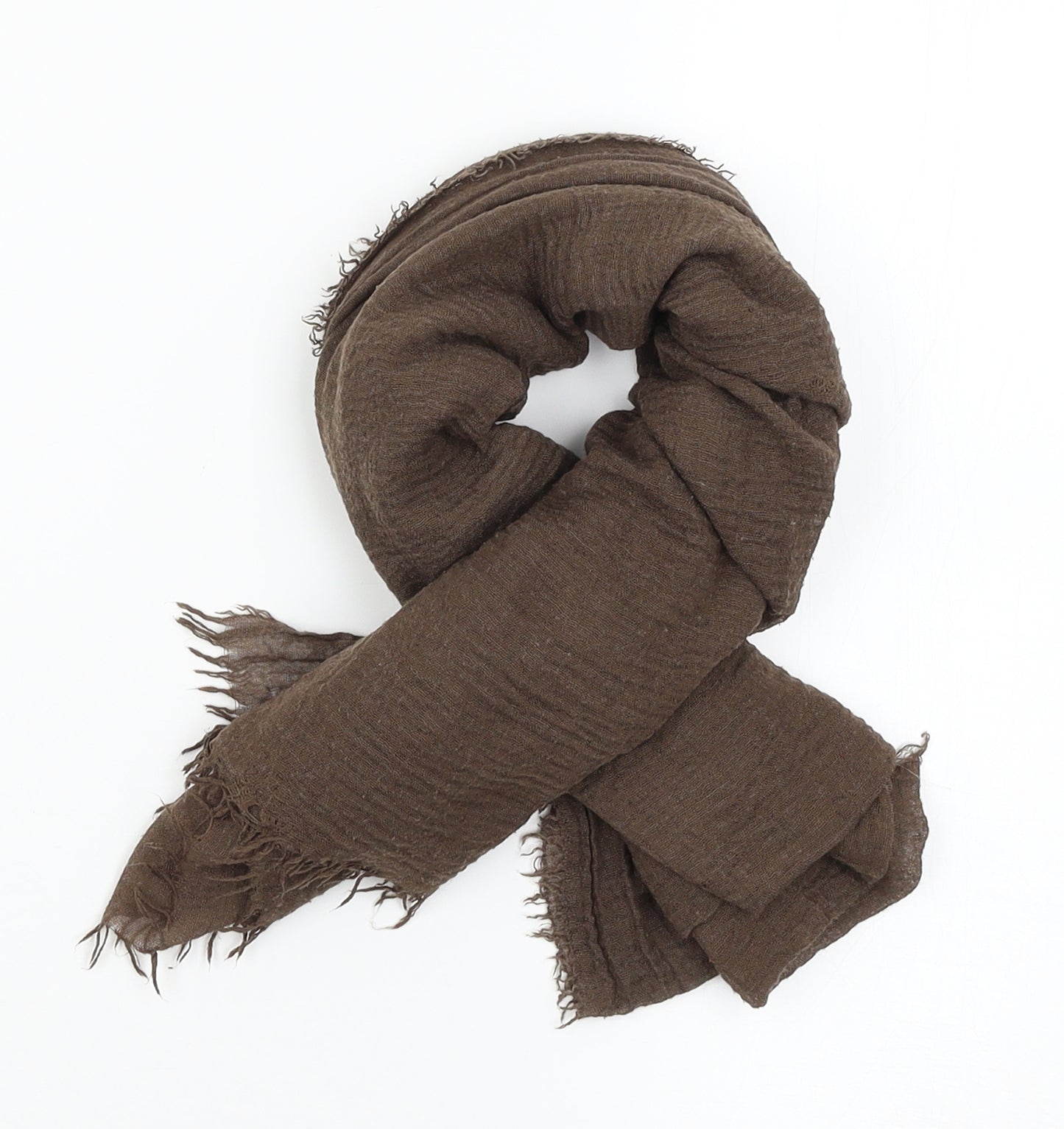 Preworn Womens Brown  Jersey  Scarf