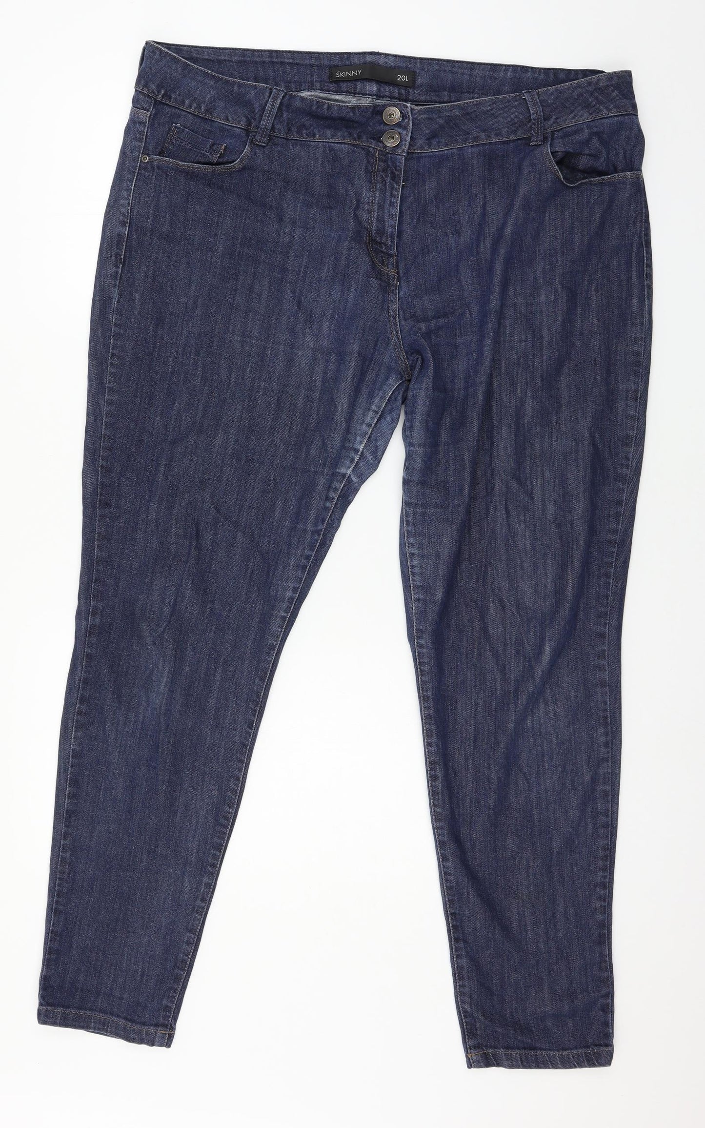 NEXT Womens Blue  Denim Straight Jeans Size 20 L29 in