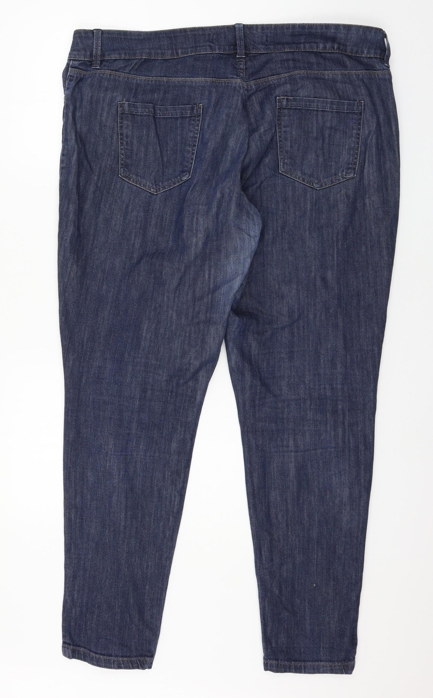 NEXT Womens Blue  Denim Straight Jeans Size 20 L29 in